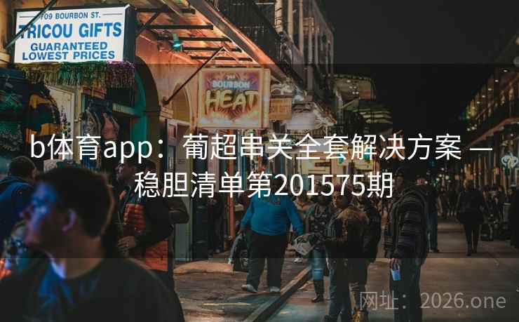 b体育app：葡超串关全套解决方案 — 稳胆清单第201575期  第2张
