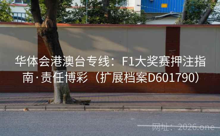 华体会港澳台专线：F1大奖赛押注指南·责任博彩（扩展档案D601790）